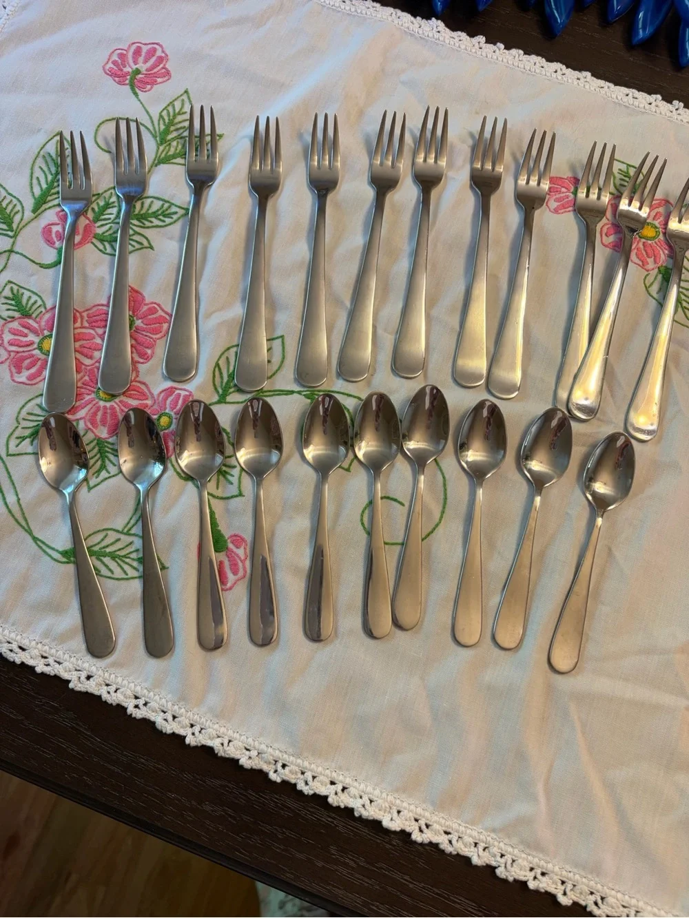 World Flatware Cocktail Forks and Spoons Huge Lot!